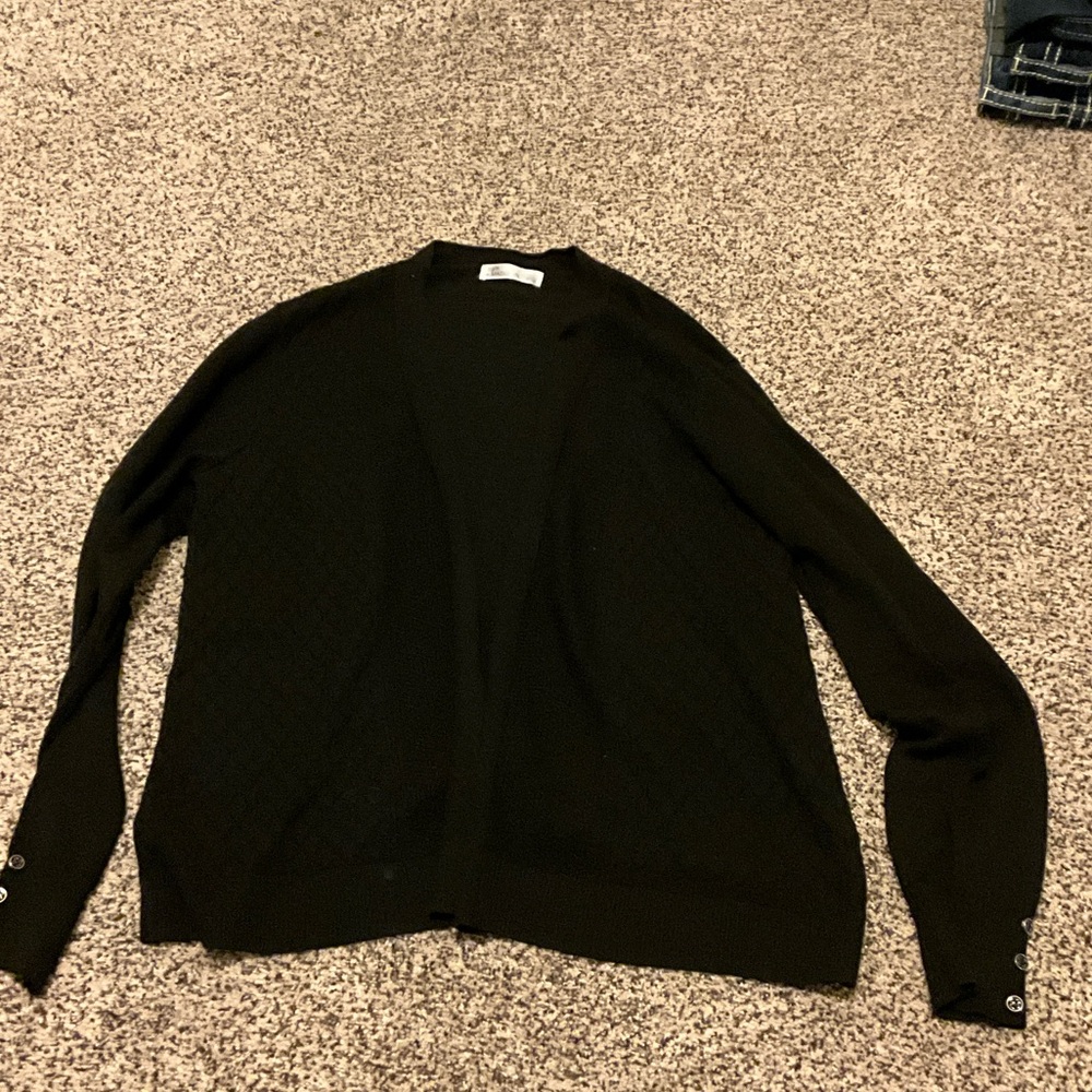 Madison Black Cardigan Sweater